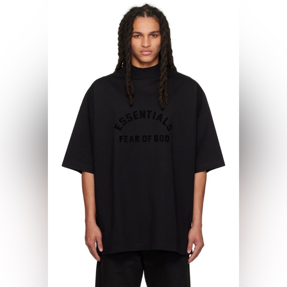 Fear of God Jet Black Tee size L